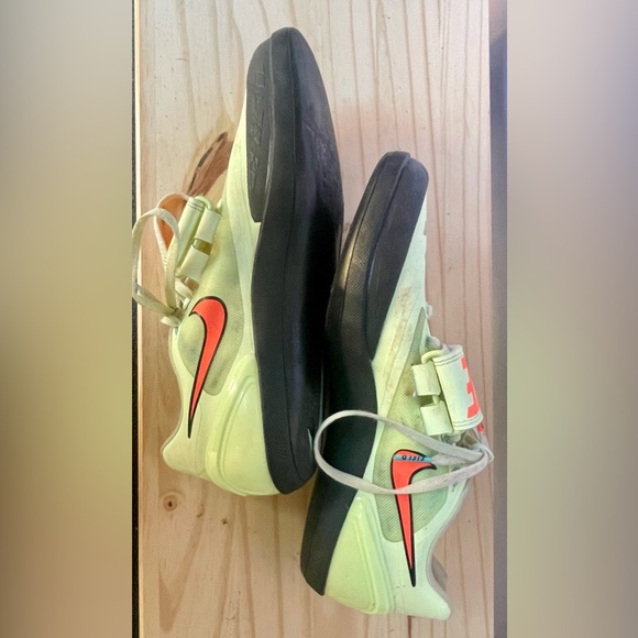 Nike Zoom SD 4 'Barely Volt Hyper Orange' 685135-700, Size Men’s 7 Track & Field - Picture 9 of 13